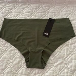 DKNY Olive 🫒 Green Seamless Litewear Cut Hipster Undies NWT XL